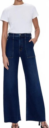 Pistola Denim Penny Utility High Rise Wide Leg Jeans In Calluna