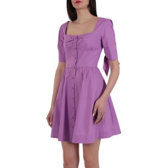 Pinko Assolto Popeline Shirt Dress - Dames - Korte kleedjes - Paars - L - Kleedjes