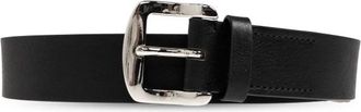 Dsquared2 Leren Riem - Dames - Riemen - Zwart - 85 CM - Leer - Accessoires