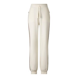 Bogner Calotta virgin wool blend knitted trousers for women - Off-White - 34