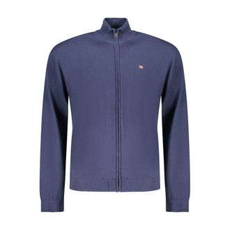 Napapijri Blauw Katoenen Heren Cardigan