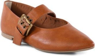 BC Footwear Spinning Around Mary Jane Flat in Chestnut at Nordstrom, Size 7.5