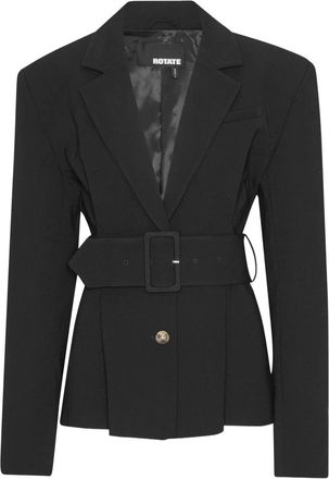 Rotate Blazer con cintura - Nero