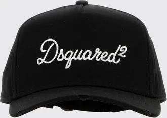 Dsquared2 Cappello da baseball in cotone con logo ricamato tono su tono