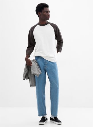 Vans Mens Light blue Check-5 loose jean Baggy fit