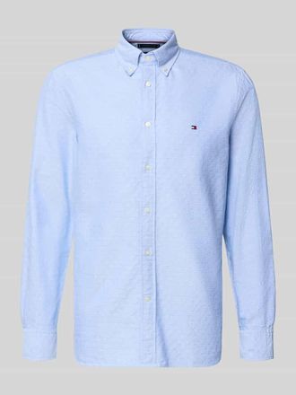 Tommy Hilfiger Regular Fit Freizeithemd aus reiner Baumwolle in Bleu, Gr&ouml;&szlig;e XXL
