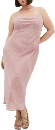 City Chic Floss Cowl Neck Slipdress at Nordstrom Rack, Size Xs/14W