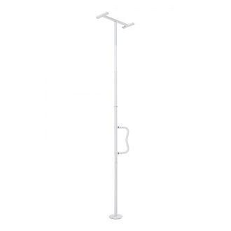 OEM Barra De Transferencia De Piso A Techo Para Ba&ntilde;o Con Montaje A Tensi&oacute;n Y Mango Curvo Antideslizante, Con Capacidad De 136 Kg Para Personas Mayores, Pa