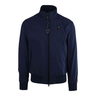 Blauer Bomber Jackets, male, Blue, Size: 2XL Anson Bomber