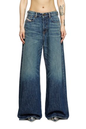 Diesel Relaxed Jeans - 1996 D-Sire - Jeans - Woman - Blue
