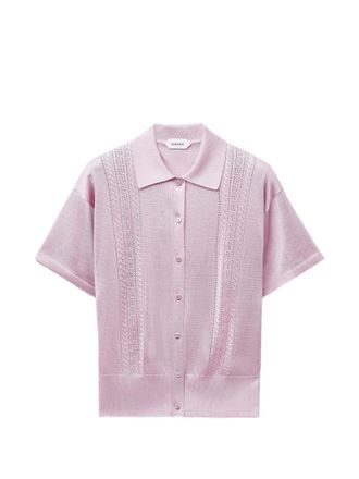Versace Short-Sleeved Knit Sweater