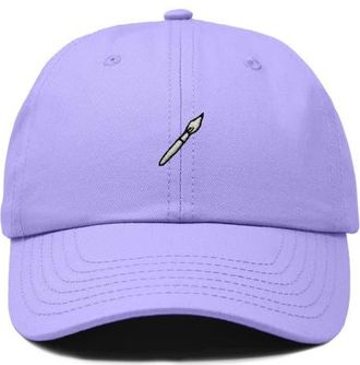 Dalix Paint Brush Dad Cap in Lavender at Nordstrom