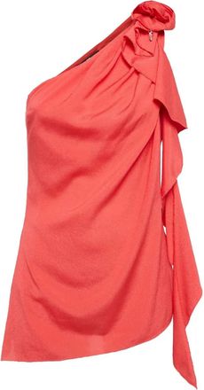 Elisabetta Franchi Top monospalla asimmetrico Pre-owned - Rosso