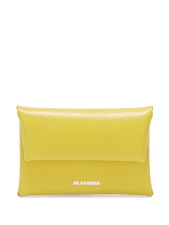 Jil Sander Folded wallet - women - Calf Leather - One Size - Green