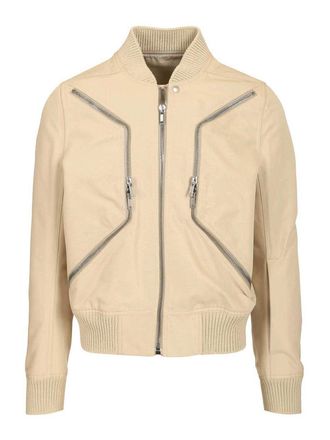 Rick Owens Heizer Flight Jacket In Organic Cotton