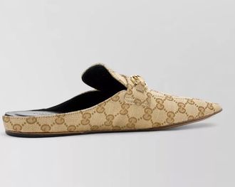 Gucci leather mules