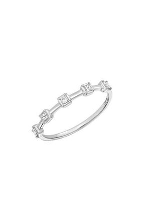 Bony Levy Aviva Diamond Stackable Ring in 18K White Gold at Nordstrom, Size 7.5