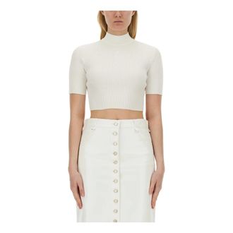 Courr&egrave;ges Mujer, Camisetas, Blanco, Talla: L