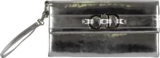 Dior Pre-owned Leather dior-bags - Dames - Vintage Accessoires - Grijs - ONE Size - Leer - Vintage