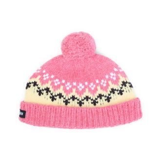 Miu Miu Beanies, female, Multicolor, Size: M Wool Hat