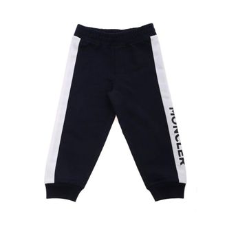 Moncler Pantalone - male - Moncler - Sweatpants - Blue - 12 M - Kids