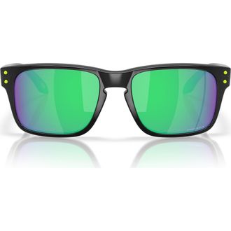 Oakley Kids Holbrook XXS 50mm Prizm Rectangular Sunglasses in Black Green at Nordstrom