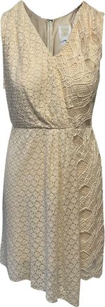 Anna Sui Lace Dress in Cream Polyester