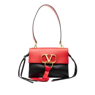 Valentino Pre-owned Valentino Small Colorblock Calfskin Vring Shoulder Bag Ladies IMO9ENQX0EHV7QL7
