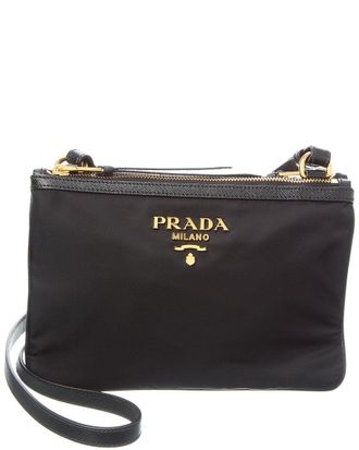 Prada Bandoliera Nylon & Saffiano Leather Shoulder Bag
