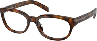Prada D03Vu Zonnebril - Dames - Accessoires - Bruin - Maat: 54 MM Zijde