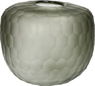 Schubiger M&ouml;bel Vase Glas, Rauch H: 20 cm