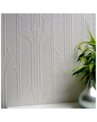 Brewster Home Fashions Wildacre Paintable Textured Vinyl Wallpaper