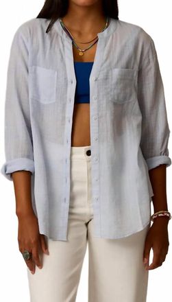 Carve Designs Dylan Gauze Tunic In Artic