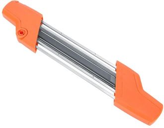 OEM Affilacatene Portatile 2 In 1 Per Motoseghe Da 5,2 Mm Con Lima Per Maglie Da 3/8p E 0,325, Arancione -crezuo