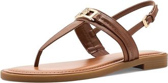 Tommy Hilfiger Cruman Womens Sandals Dark Brown : 7.5 M, Faux Leather