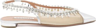 Aquazzura Temptation ballet flats - Silver