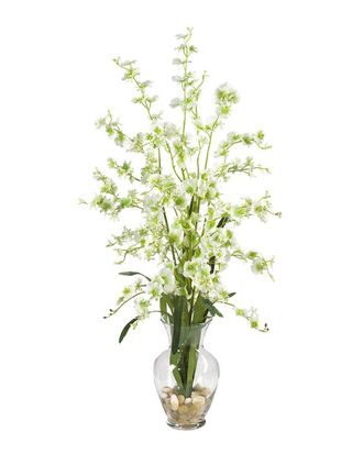 Nearly Natural Dancing Lady Liquid Illusion Silk Flower Arrangement