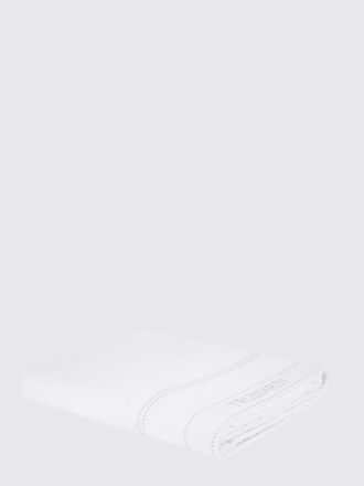Trussardi Telo mare in spugna di cotone 100% con logo a contrasto