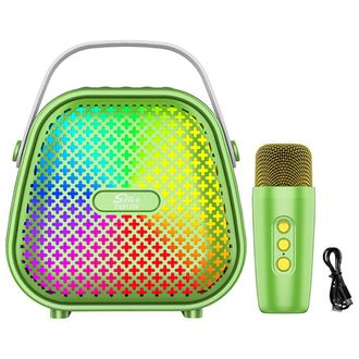 Trade Shop Trade Shop - Mini Estuche De Altavoz Bluetooth Con Bater&iacute;a Recargable Micr&oacute;fono Inal&aacute;mbrico