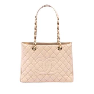Chanel Pre-owned Grand Shopping Tote - Pre-owned - Mujer - Beige - ONE SIZE
