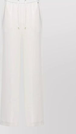 Herno straight leg trousers wide cut side pockets