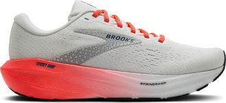 Brooks Womens Ghost Amp Road-Running Shoes White 9.5