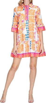 Jade Yoga Placket Elbow-Length Sleeves Mini Dress In Summer Edge