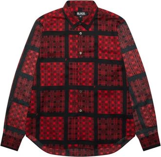 Comme Des Garçons Check-print Long-Sleeve Shirt