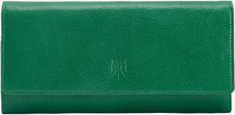 Tusk Siam Accordion Wallet in Emerald /Geranium at Nordstrom