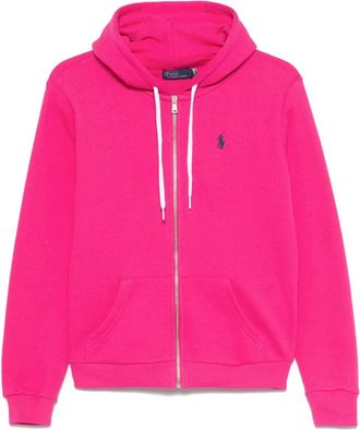 Polo Ralph Lauren Felpa con cappuccio e logo - Rosa