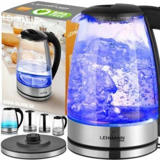 OEM Hervidor El&eacute;ctrico Inal&aacute;mbrico De Vidrio Con Iluminaci&oacute;n Led, 2 L, Potente (2200 W)