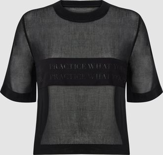 PRITCH See Through T-Shirt Black