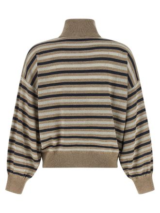 Brunello Cucinelli Womens Multicolor Virgin Wool Cardigan Clothing