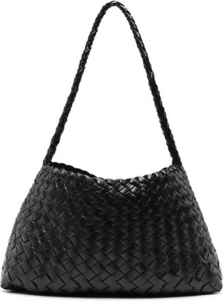 Dragon Diffusion Gevlochten Leren Tote Tas - Dames - Shoppers - Zwart - ONE Size - Tassen